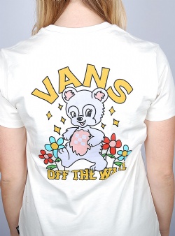 Vans Bear with me tee Marshmallow