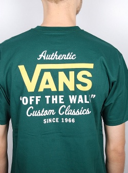 Vans Holder street tee Botanical garden white yellow