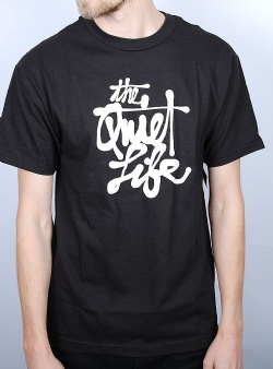 The Quiet Life Cody script tee Black