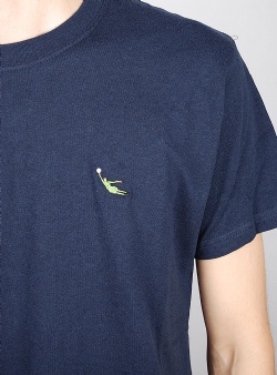 Revolution Kee regular tee Navy melange