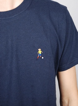 Revolution Val regular tee Navy melange