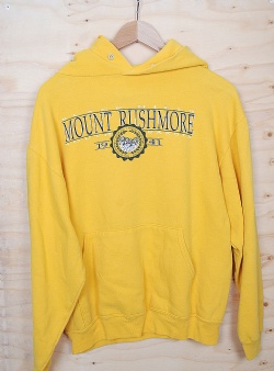 Sportif Vintage Mount rushmore hood M, Yellow