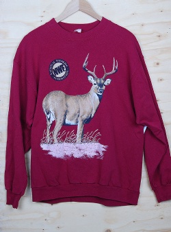 Sportif Vintage Wildlife crew L, Red
