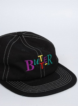 Butter Goods Scope 6 panel cap Black