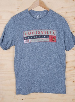 Sportif Vintage Louisville cardinals tee S, Grey