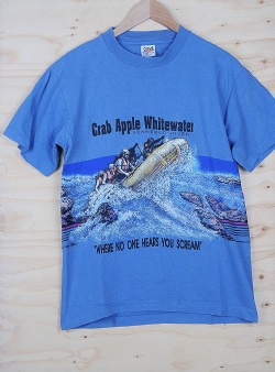 Sportif Vintage Crab apple whitewater tee M, Blue