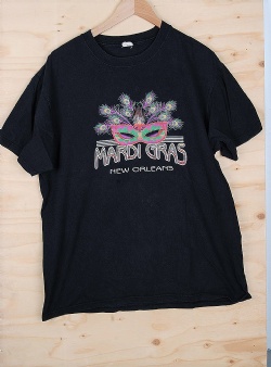 Sportif Vintage Mardi gras tee XL, Black