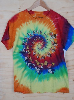Sportif Vintage Mickey tie dye tee M, Tie dye