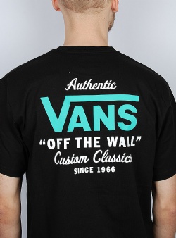 Vans Holder street tee Classic black white waterfall