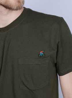 Revolution Fix regular pocket tee Army