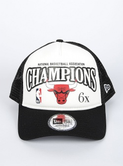 New Era Bulls league champions trucker Black