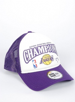 New Era Lakers champions trucker Purple