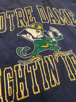 Sportif Vintage Notre Dame tee XL, Navy