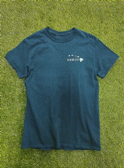 Sportif Vintage Hawaii tee M?, Blue green melange
