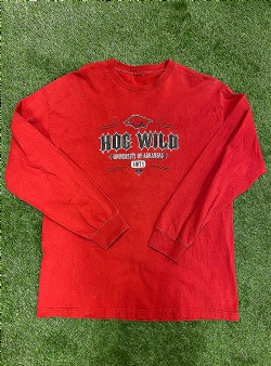 Sportif Vintage Hog wild ls tee XL?, Red