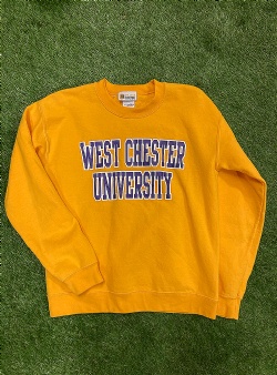 Sportif Vintage West chester uni crew S, Yellow