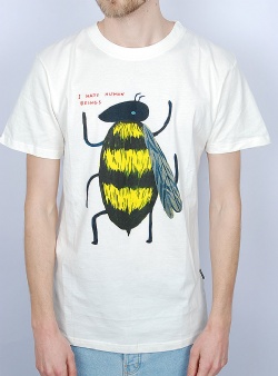 Dedicated Shrigley bee tee Off white