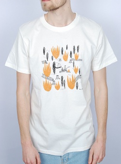 Dedicated Camp fires tee Off white