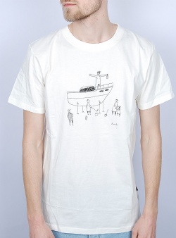 Dedicated All out boat tee Off white