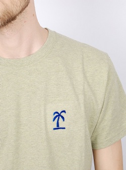 Revolution Pal regular tee Lightgreen melange