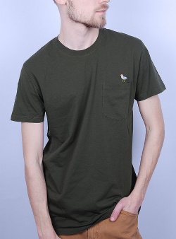 Revolution Hip regular pocket tee Army