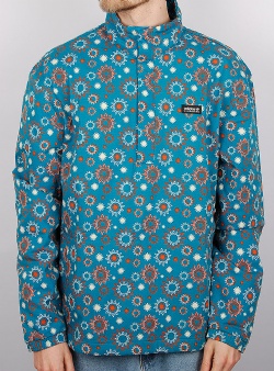 Adidas Originals Adventure nature awakening half zip allover print windbreaker Multicolor