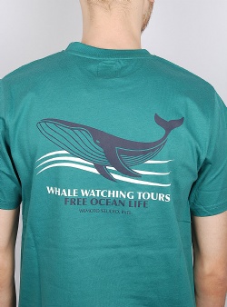 Wemoto Whale tee Teal
