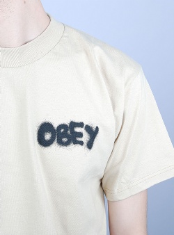 Obey Visual design studio tee Sand