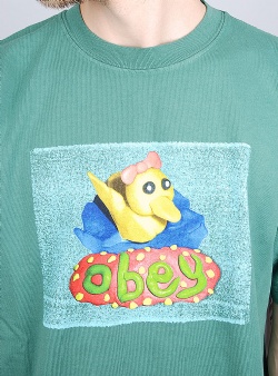 Obey Clay duck tee Palm leaf