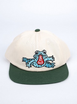 Obey Trip 6 panel snapback Unbleached multi