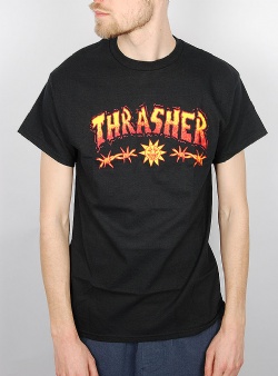 Thrasher Sketch tee Black