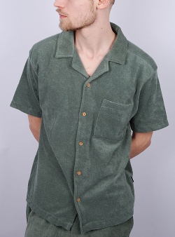 Dedicated Terry shirt Marstrand Duck green