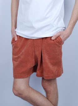 Dedicated Essingen terry shorts Copper brown