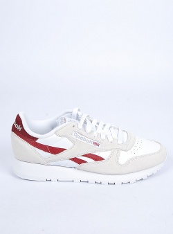 Reebok Classic leather Pure grey1 classic burgundy cloud white
