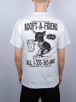 Vans Adopt a friend tee White