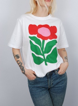 Dedicated Spring Vadstena tee White