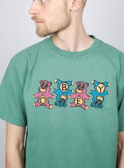 Obey Bears tee Palm leaf
