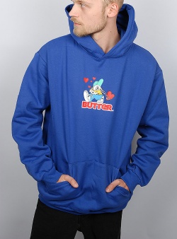 Butter Goods Puppy love pullover hood Marine blue