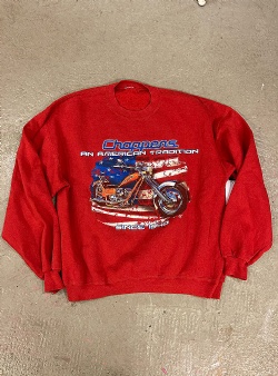 Sportif Vintage Choppers crew L?, Red