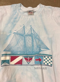 Sportif Vintage Savannah tee XXL, Blue