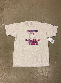 Sportif Vintage Education - the heart of it all tee L, Light grey melange