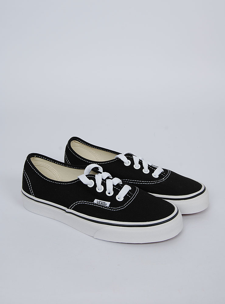 vans authentic black sneakers