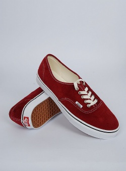 Vans Authentic corduroy Rumba red