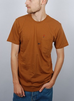 Revolution Pho regular pocket tee Lightbrown