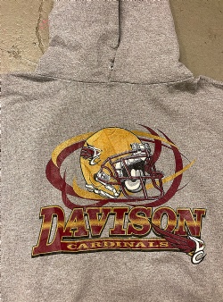 Sportif Vintage Davison Cardinals hood XL, Grey melange