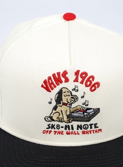 Vans Music academy snapback Antique white