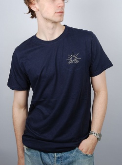 Dedicated Line mountain emb tee Navy