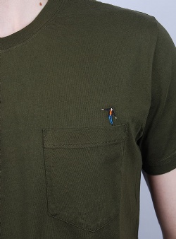 Revolution Bal regular pocket tee Army