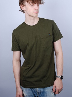 Revolution Bal regular pocket tee Army