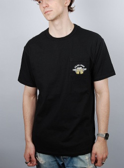 Vans Off the wall graphic pocket tee Black gold fusion
